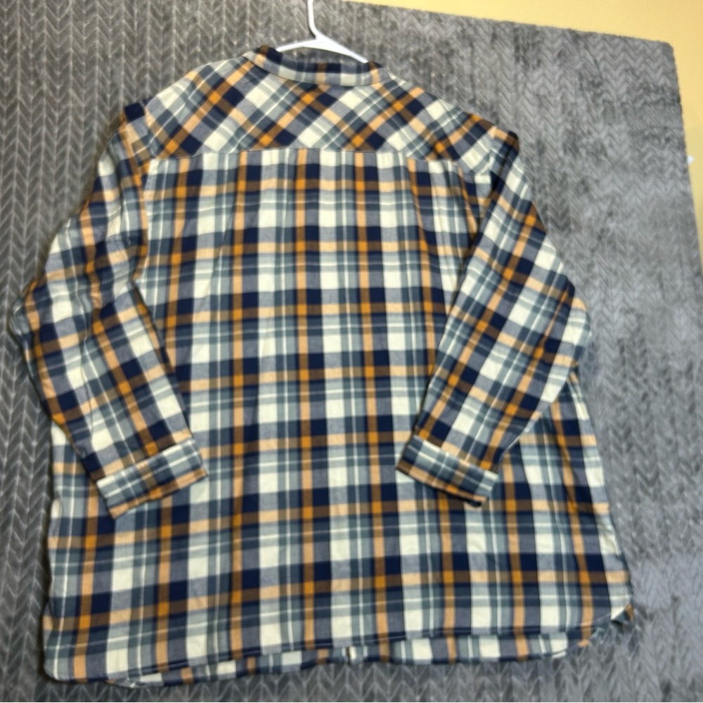 New Men’s Winston Shirt Size4X Country Rodeo Casual Plaid 100% Cotton Button - Picture 8 of 9